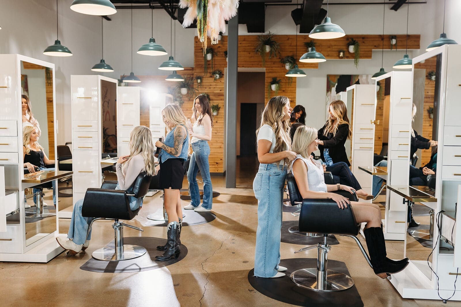 Interior of a bex+Co.® Shared Workspace Salon™